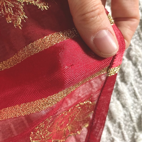 Beautiful vintage Indian scarf - Picture 3 of 5